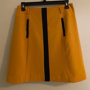 Worthington Classic Mustard Mini Skirt